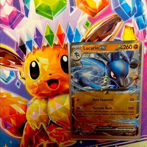Lucario EX Prismatic Evolutions Pokémon Card